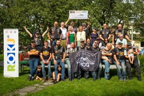 20 Harley-Fahrer des East Side Chapters spendeten 1000 CHF.